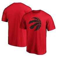 Men's  Red Toronto Raptors Primary Logo T-Shirt
