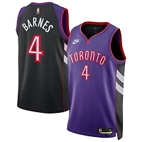 Men's Scottie Barnes Purple Toronto Raptors Hardwood Classic Swingman Player Jersey