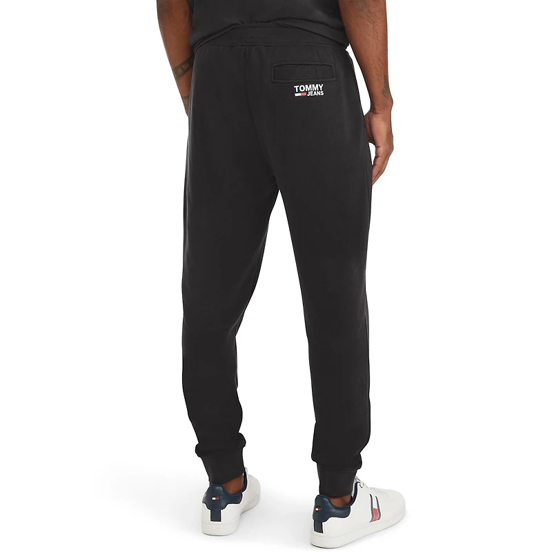 Men's Tommy Jeans Black Toronto Raptors Carl Bi-Blend Fleece Jogger Pants