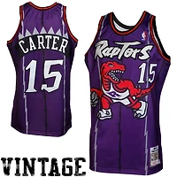 Mitchell & Ness Vince Carter Toronto Raptors 1998/99 Throwback Authentique Maillot - Violet