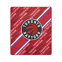 Pegasus Toronto Raptors 60" x 70" Diagonal Lined Wordmark Ultra Soft Blanket