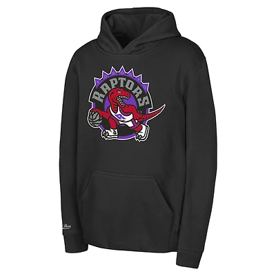 Sweat à capuche noir avec logo rétro des Raptors de Toronto pour enfant d'âge préscolaire Mitchell & Ness