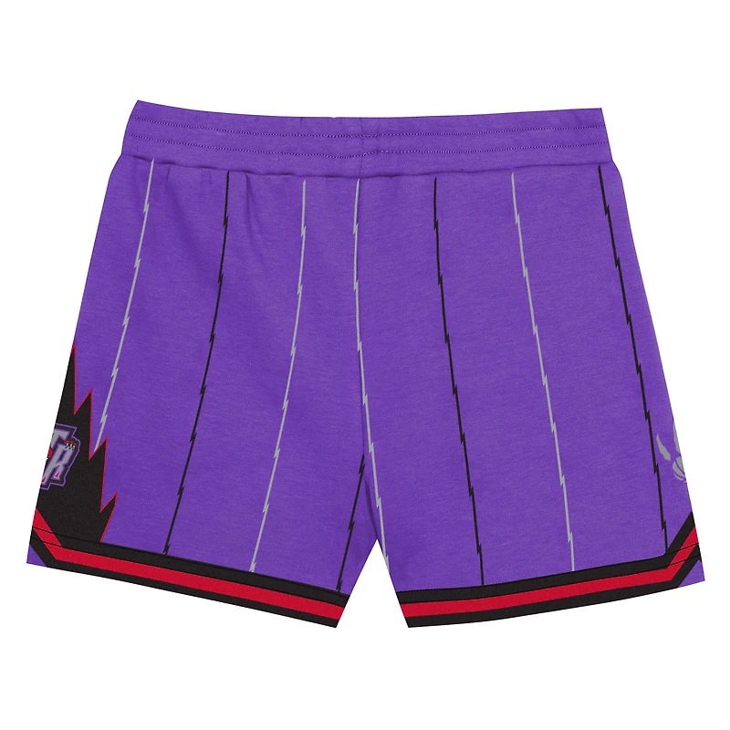 Ensemble t-shirt et short Mitchell & Ness Vince Carter violet Toronto Raptors Play by Place pour enfants d'âge préscolaire