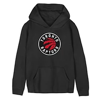 Sweat à capuche noir Outerstuff avec logo des Raptors de Toronto pour enfants d'âge préscolaire