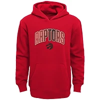 Preschool Red/Heather Gray Toronto Raptors Double Up Pullover Hoodie & Pants Set