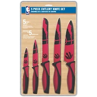 The Sports Vault Toronto Raptors - 5-Piece Kitchen Knives Set