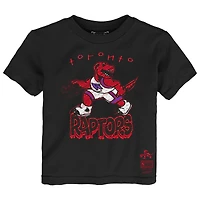 T-shirt noir Mitchell & Ness pour tout-petit, équipe préférée des Raptors de Toronto