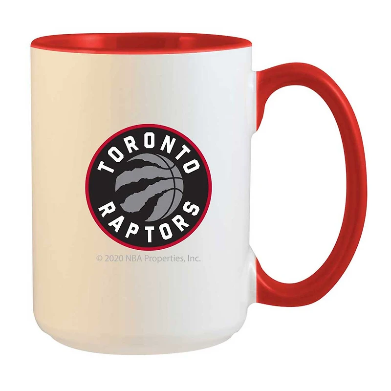 Raptors de Toronto 15 oz. Tasse de couleur intérieure