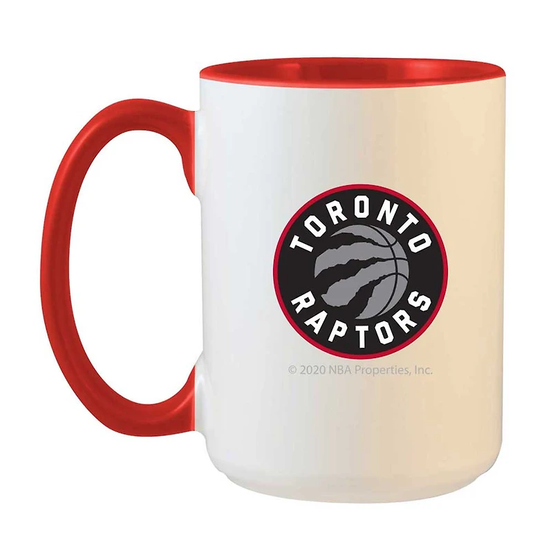 Raptors de Toronto 15 oz. Tasse de couleur intérieure