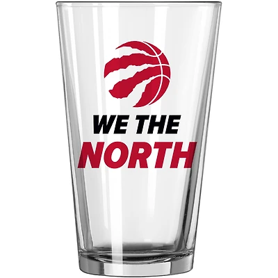 Raptors de Toronto 16 oz. Verre à pinte à slogan d'équipe
