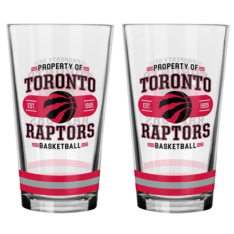 Ensemble de verres à mélange 2 pièces Toronto Raptors