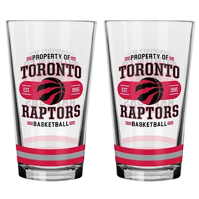 Ensemble de verres à mélange 2 pièces Toronto Raptors