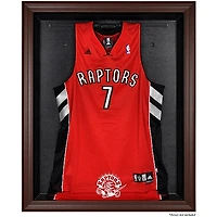 Vitrine de présentation de maillots avec logo des Toronto Raptors 1995-2015 en bois dur marron
