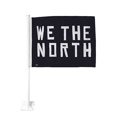 Toronto Raptors - Premium Double-Sided ''We the North'' Car Flag Black