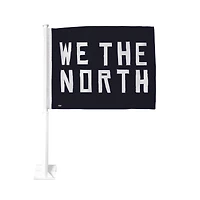 Toronto Raptors - Premium Double-Sided ''We the North'' Car Flag Black