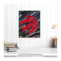 Impression giclée embellie des Raptors de Toronto 16" x 20" par Charlie Turano III