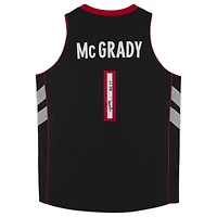 Maillot authentique Mitchell & Ness Hardwood Classics 1999-00 autographié par Tracy McGrady des Toronto Raptors violet avec inscription « HOF 17 »