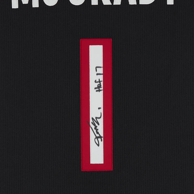 Maillot authentique Mitchell & Ness Hardwood Classics 1999-00 autographié par Tracy McGrady des Toronto Raptors violet avec inscription « HOF 17 »
