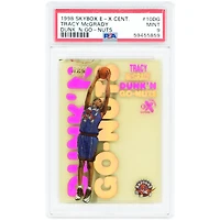 Carte Tracy McGrady, Raptors de Toronto, Skybox E-X Century Dunk'n Go-Nuts 1998-99, n° 10DG, authentifiée PSA 9