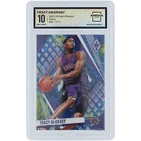 Carte authentifiée 10 Panini Phoenix Starry Prizm n° 92 n° 3/3 Arena Club des Raptors de Toronto 2023-24 de Tracy McGrady