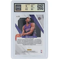 Carte authentifiée 10 Panini Phoenix Starry Prizm n° 92 n° 3/3 Arena Club des Raptors de Toronto 2023-24 de Tracy McGrady