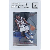 Tracy McGrady Toronto Raptors autographié Bowman Best #111 Beckett 1997-98 Fanatics Witnessed Authenticated 9/10 Rookie Card
