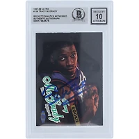 Carte de recrue authentifiée Fleer Ultra #138 1997-98 autographiée par Tracy McGrady des Toronto Raptors, Beckett Fanatics Witnessed 10