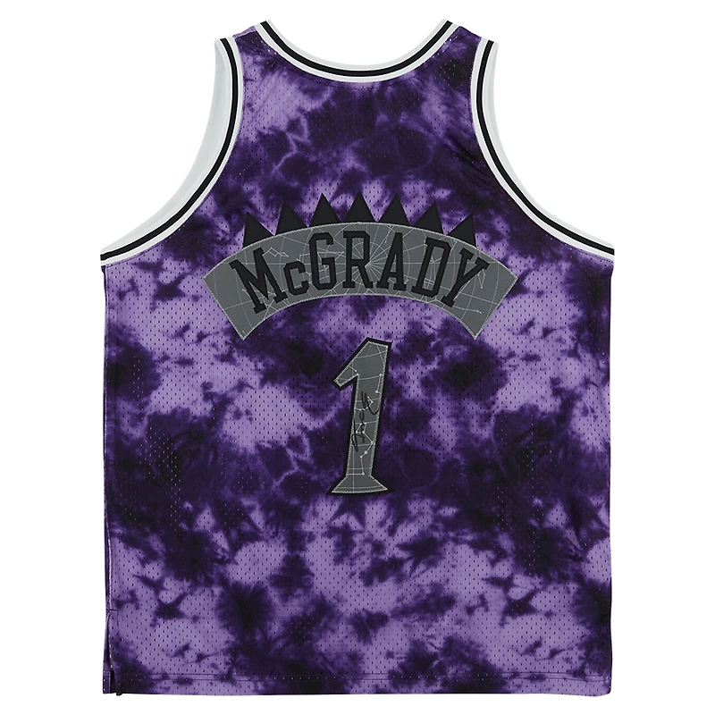 Tracy McGrady Toronto Raptors Autographed Purple Galaxy Mitchell & Ness 1998-99 Swingman Jersey