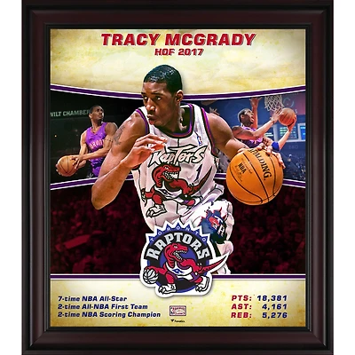 Tracy McGrady Toronto Raptors Framed 15" x 17" Hardwood Classics Player Collage