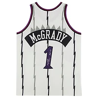 Tracy McGrady Toronto Raptors Autographed Mitchell & Ness 1998 Authentic Jersey with "HOF 17" Inscription
