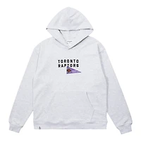 Unisex Enjoy Basketball x Toronto Raptors Heather Gray Hoop Enthusiast Capsule Collection Pullover Hoodie