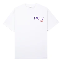 Unisex Enjoy Basketball x Toronto Raptors White Hoop Enthusiast Capsule Collection T-Shirt
