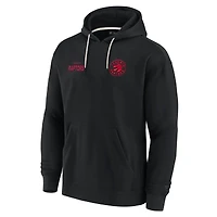 Unisex Fanatics Black Toronto Raptors Elements Super Soft Fleece Pullover Hoodie