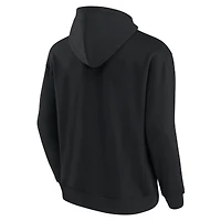 Sweat à capuche unisexe Fanatics Black Toronto Raptors Elements en polaire super douce