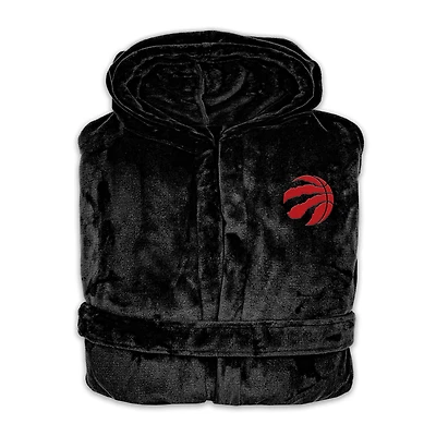 Peignoir à capuche unisexe ISlide noir Toronto Raptors Phantom
