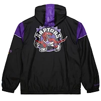 Unisex Mitchell & Ness  Black Toronto Raptors Hardwood Classics Team OG 3.0 Anorak Half-Zip Windbreaker Jacket