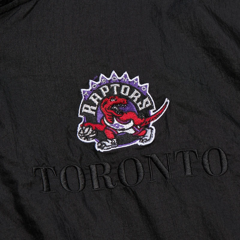 Unisex Mitchell & Ness  Black Toronto Raptors Hardwood Classics Team OG 3.0 Anorak Half-Zip Windbreaker Jacket