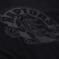 Unisex Mitchell & Ness Black Toronto Raptors Playmaker Vintage Logo T-Shirt