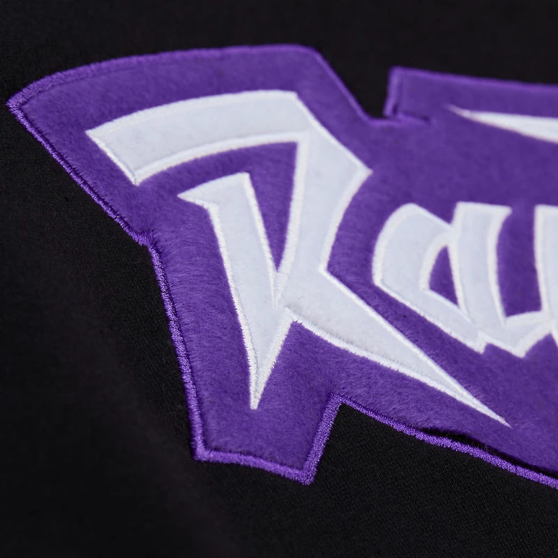 Unisex Mitchell & Ness Black Toronto Raptors Vintage Heavyweight Hoodie