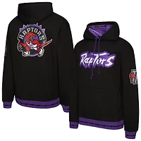 Unisex Mitchell & Ness Black Toronto Raptors Vintage Heavyweight Hoodie