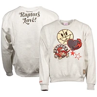 Chandail unisexe Mitchell & Ness Oatmeal Toronto Raptors Canadian Bacon Hardwood Classics