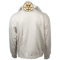 Unisex Mitchell & Ness Oatmeal Toronto Raptors Love Affair Hardwood Classics Pullover Hoodie