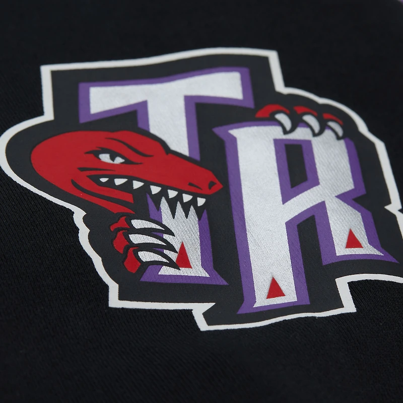 Sweat à capuche unisexe Mitchell & Ness Vince Carter noir Toronto Raptors Maxxed Out entièrement zippé