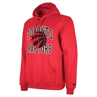 Unisex New Era  Red Toronto Raptors 2023/24 Season Tip-Off Edition Pullover Hoodie