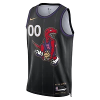 Unisex Nike Black Toronto Raptors 2024/25 Custom Swingman Jersey - City Edition