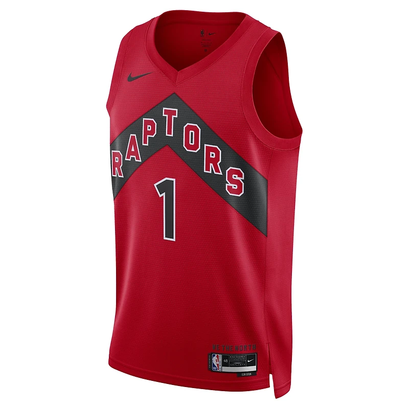 Unisex Nike Gradey Dick Red Toronto Raptors Swingman Player Jersey - Icon Edition