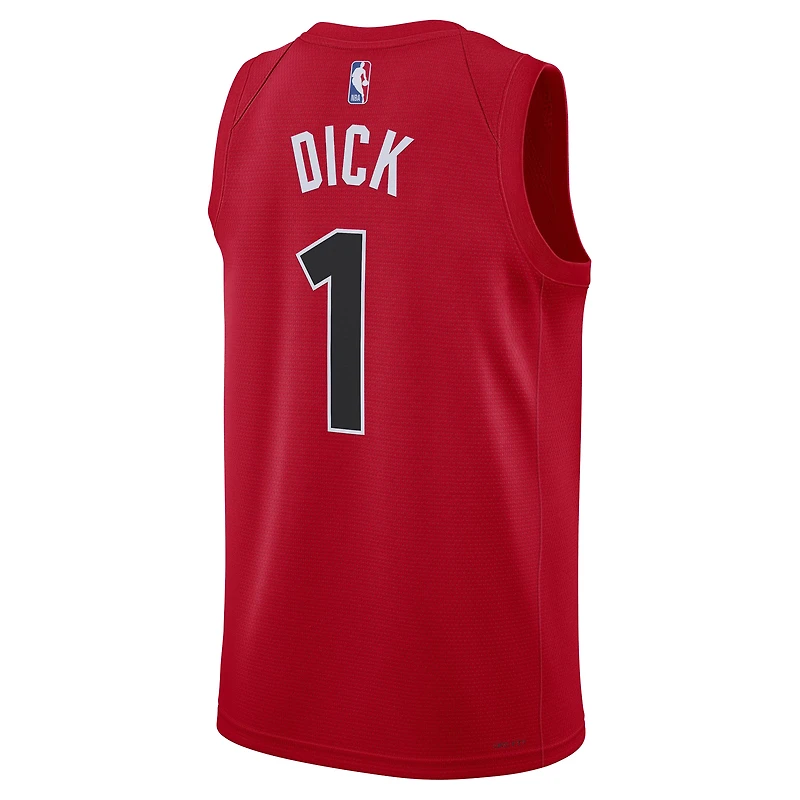 Unisex Nike Gradey Dick Red Toronto Raptors Swingman Player Jersey - Icon Edition