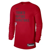 T-shirt à manches longues unisexe Nike Toronto Raptors 2023/24 Legend On-Court Practice rouge