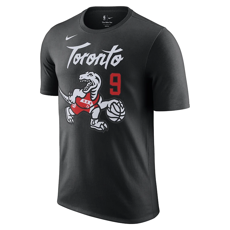Unisex Nike RJ Barrett Black Toronto Raptors 2025/26 City Edition Name & Number T-Shirt