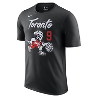Unisex Nike RJ Barrett Black Toronto Raptors 2025/26 City Edition Name & Number T-Shirt
